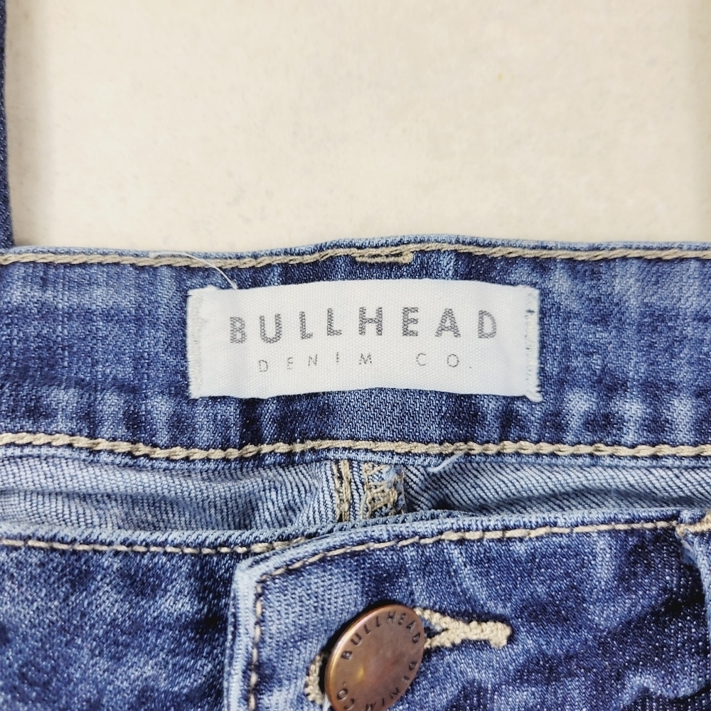 Bullhead super skinny jeans mid ride skinnist blue jeans size 23 - Picture 3 of 8